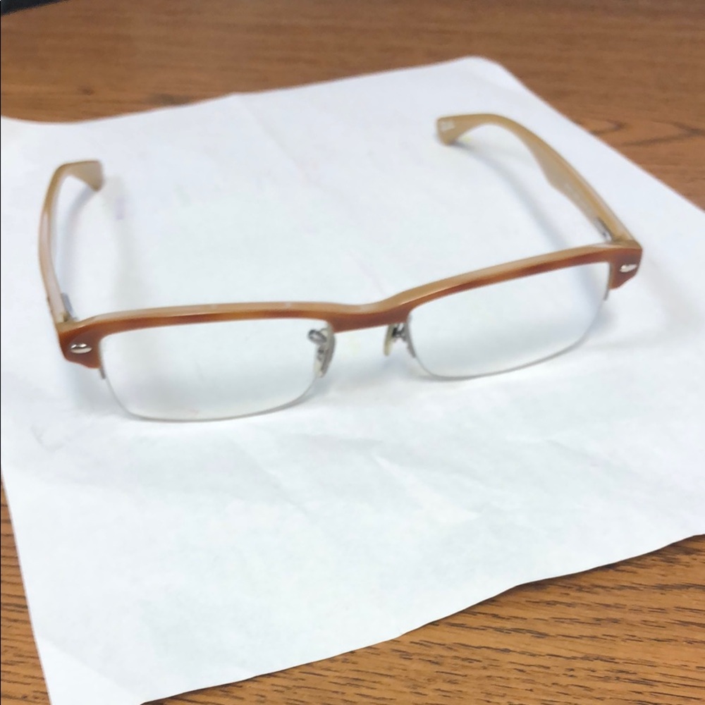 Rayban RB 7014 Brown Rectangular Eyeglasses